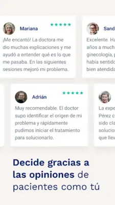 Doctoralia pide citas médicas android App screenshot 4