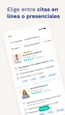 Doctoralia pide citas médicas android App screenshot 5